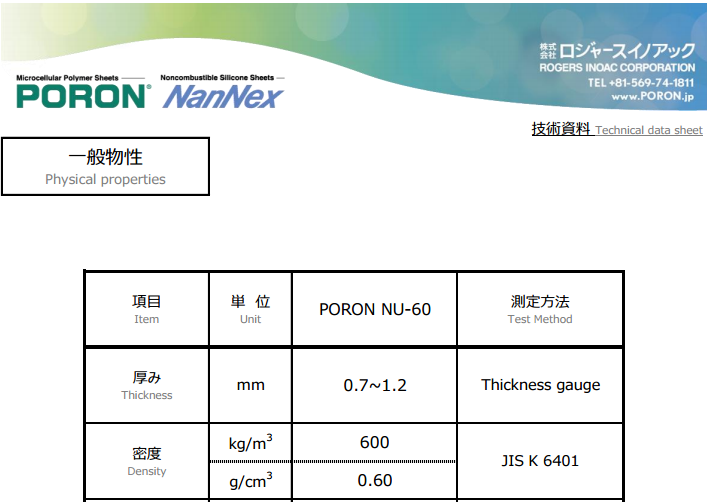 井上PORON NU-60