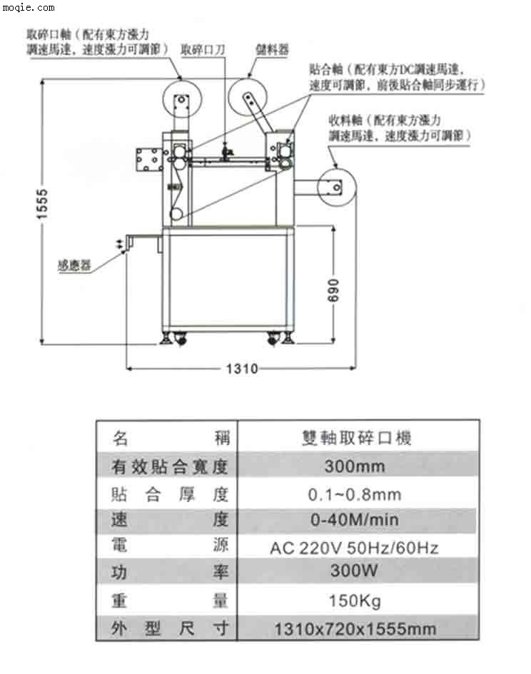 双轴贴合机